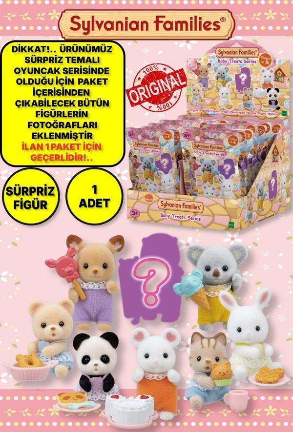 Sylvanian Families Tatlı Atıştırmalıklar Temalı Sürpriz Mini  Bebek - 5 CM - 1 ADET - Image 1
