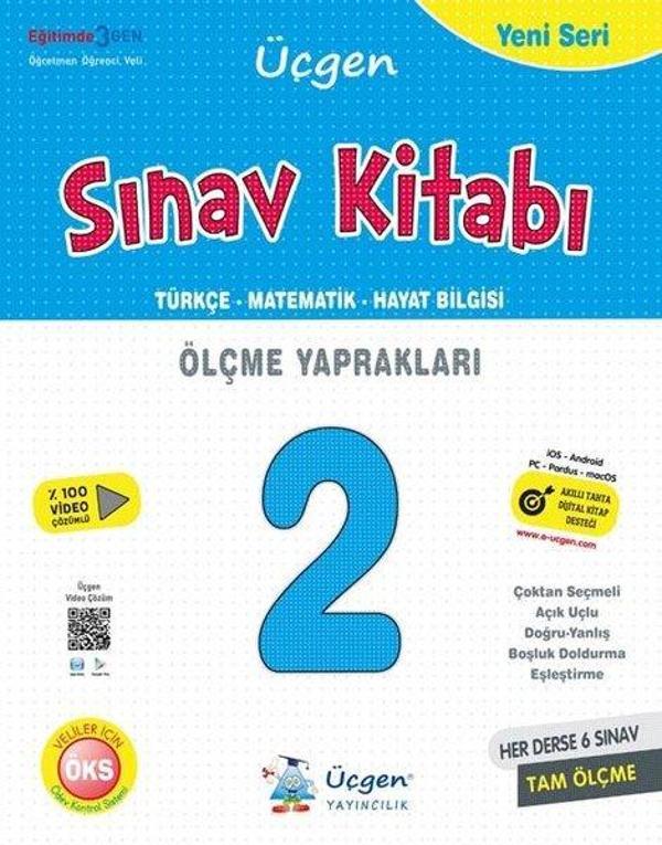 2.Sınıf Sınav Kitabı - Üçgen Yayıncılık - Image 1