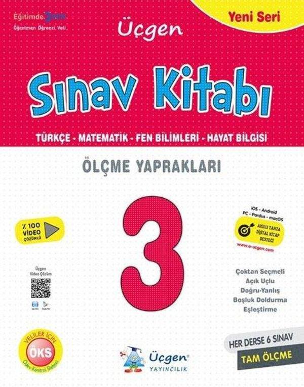 3.Sınıf Sınav Kitabı - Üçgen Yayıncılık - Image 1