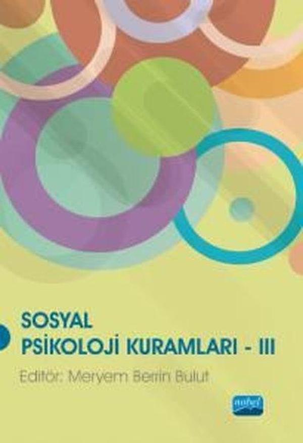 Sosyal Psikoloji Kuramları - 3 - Nobel Akademik Yayıncılık - Image 1
