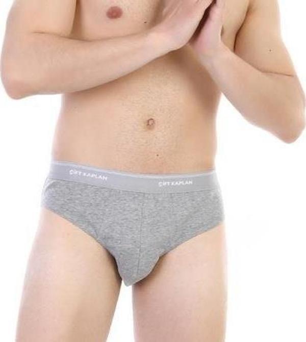 Çift Kaplan Erkek Ribana Slip Külot 870 - Image 1