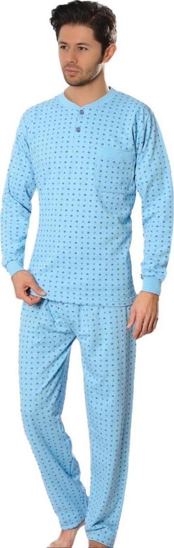 Aysu 2060 Erkek Uzun Kol Pijama Takımı Penye Pijama Takımı - Image 1