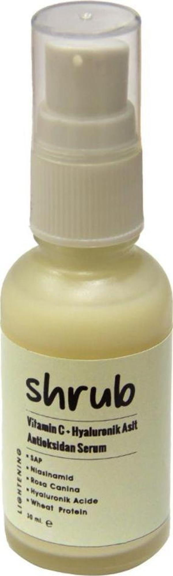 Shrub Vitamin C +Hyaluronik Asit Antioksidan Serum - Image 1