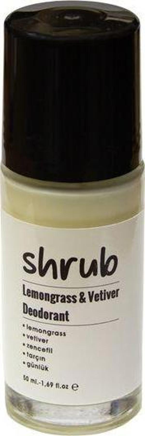 Shrub Lemongrass-Vetiver Deodorant-50 Ml. - Image 1