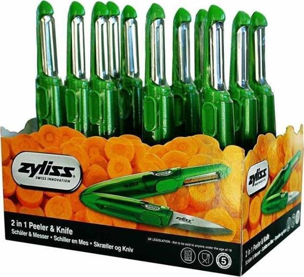 Zyliss E950001 Soyacak ve Bıçak Yeşil, 12li Stand - Image 1