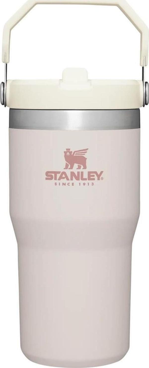 Stanley Iceflow Flip Straw Termos 0.6L | Toz Pembe - Image 1