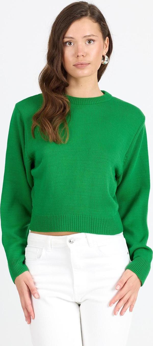 Kadın Bisiklet Yaka Triko Bluz 048 (Standart Beden s-m-l-xl Beden Uyumludur) - Image 1