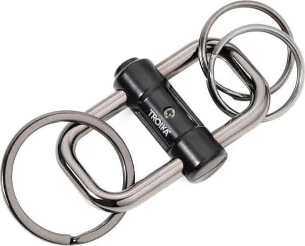 Troika 2-Way Key Anahtarlık, Siyah - Image 1