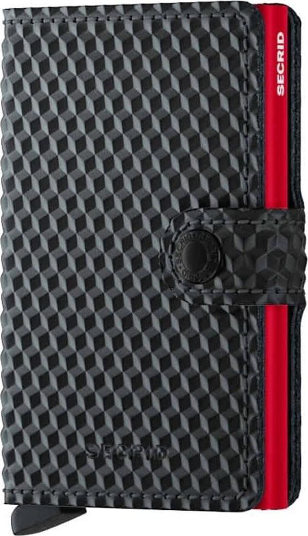 Secrid Miniwallet Cubic Black Red - Image 1