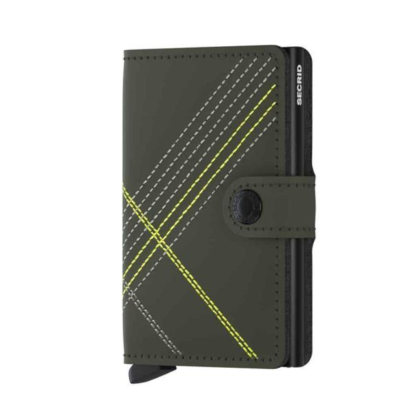 Secrid Miniwallet Stitch Linea Lime - Image 1