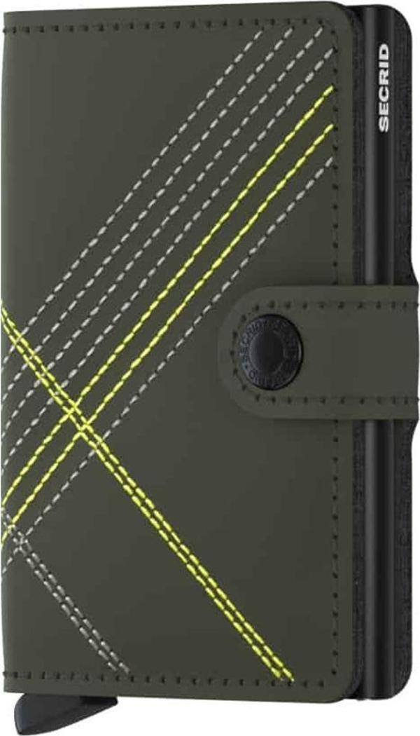 Secrid Miniwallet Stitch Linea Lime - Image 1