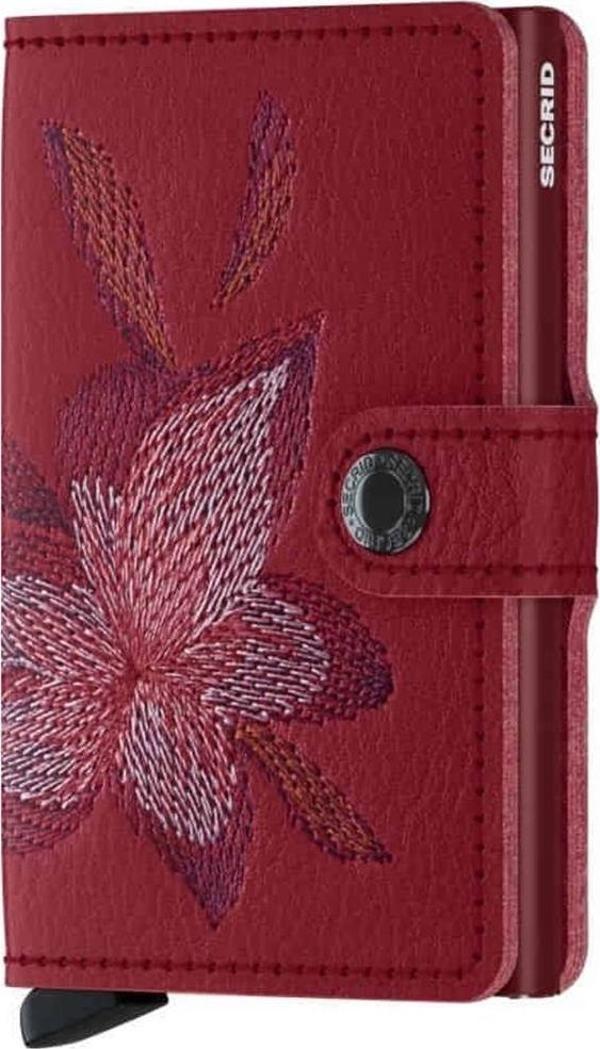 Secrid Miniwallet Stitch Magnolia Rosso - Image 1