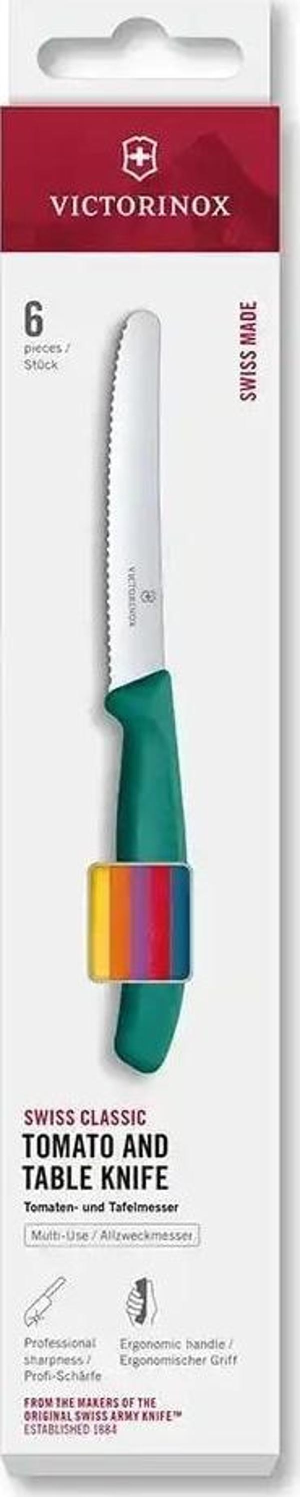 Victorinox 6.7836.6C1 Swiss Classic 6'lı Soyma Bıçağı Seti - Image 1