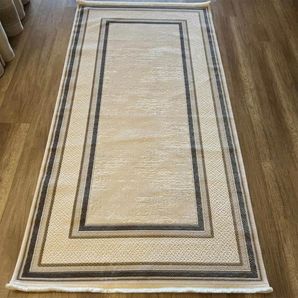Hoom Rugs Valeria 1073 Gri Mikrofiber Antibakteriyel Modern Halı - Image 1