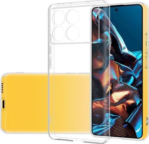 Xiaomi Poco X6 Pro 5G Uyumlu Kamera Korumalı Darbe Önleyici Ultra Slim TPU Şeffaf Silikon Kılıf - Image 1