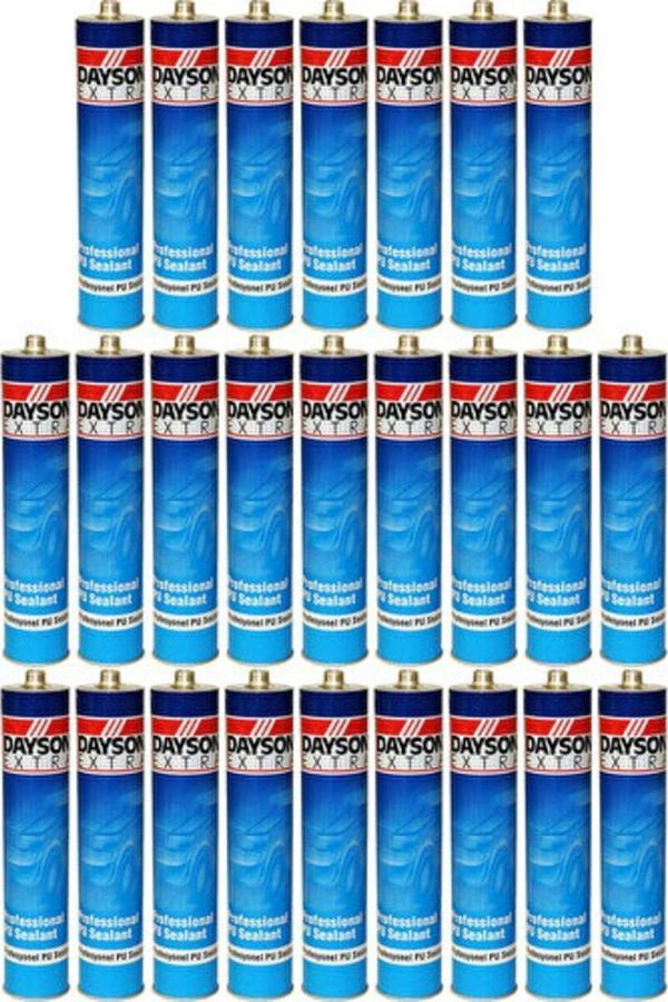 Dayson 25 Adet Pu Mastik Silikon Yapıştırıcı Gri 280 Ml - Image 1
