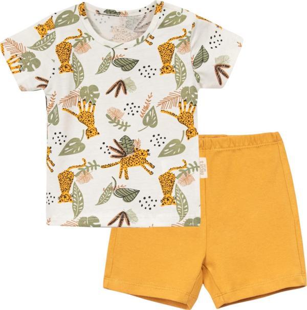 LEO TSHIRT ŞORT TAKIM Hardal - Image 1