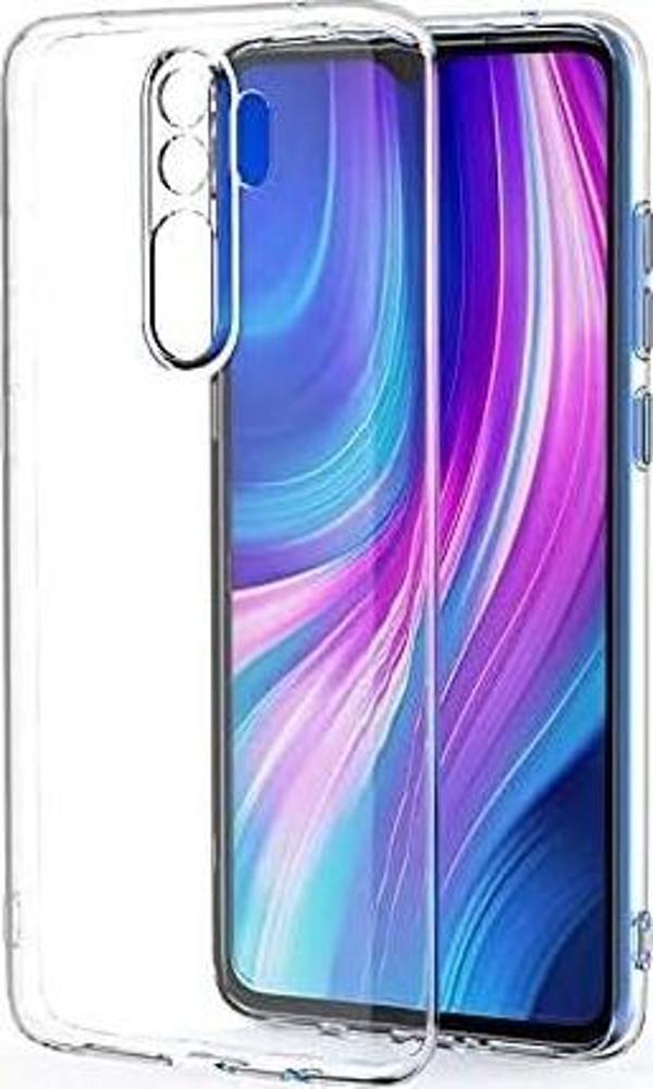 Xiaomi Redmi Note 8 Pro Uyumlu Kamera Korumalı Darbe Önleyici Ultra Slim TPU Şeffaf Silikon Kılıf - Image 1