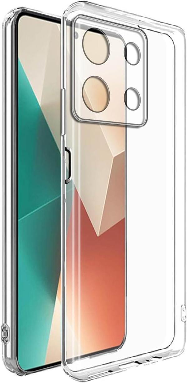 Xiaomi Redmi Note 13 5G Uyumlu Kamera Korumalı Darbe Önleyici Ultra Slim TPU Şeffaf Silikon Kılıf - Image 1