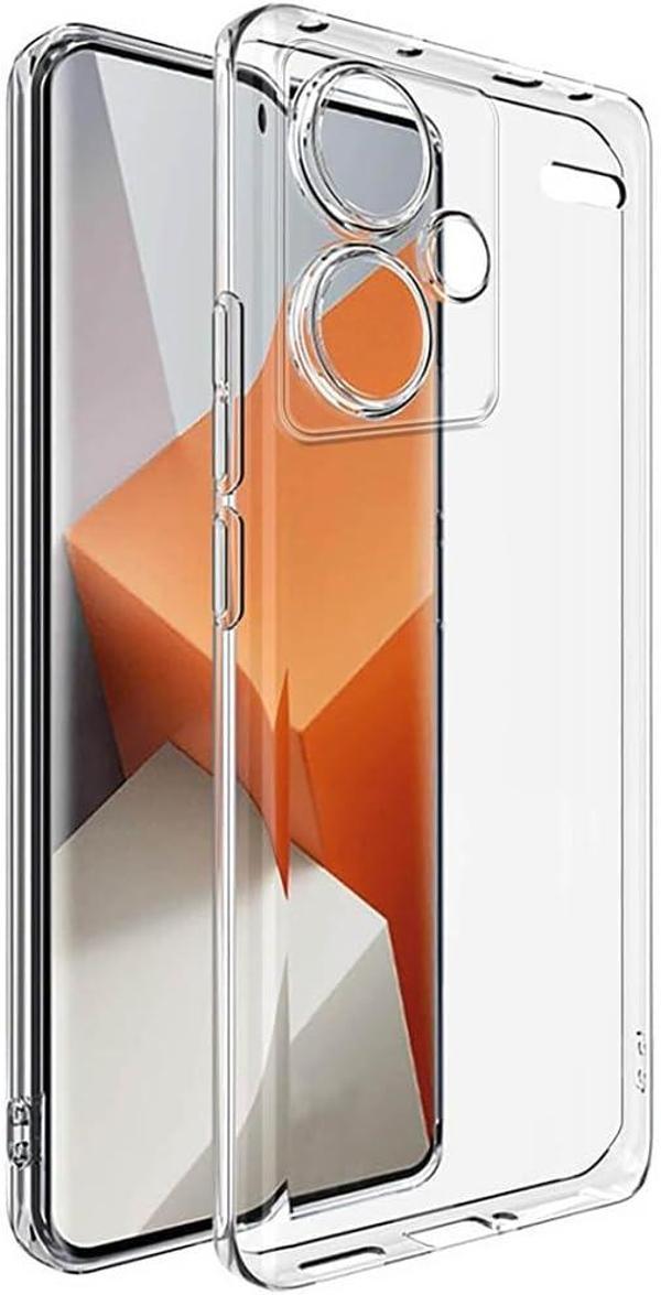 Xiaomi Redmi Note 13 Pro Plus Uyumlu Kamera Korumalı Darbe Önleyici Ultra Slim TPU Şeffaf Silikon Kılıf - Image 1
