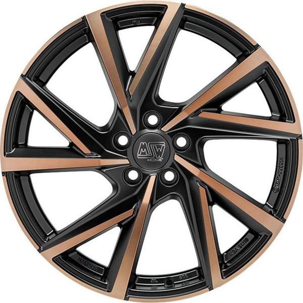 MSW 80/5 5X112 8X18 ET39 66,56 MATT BLACK FULL POL (4 ADET) - Image 1