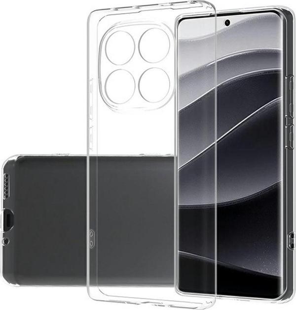 Xiaomi Redmi Note 14 Pro 4G Uyumlu Kamera Korumalı Darbe Önleyici Ultra Slim TPU Şeffaf Silikon Kılıf - Image 1