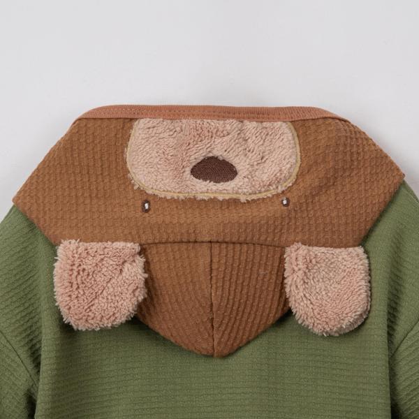 KAPŞONLU CEKETAYILI SWEAT PANTOLON ÜÇLÜ TAKIM Camel - Image 1