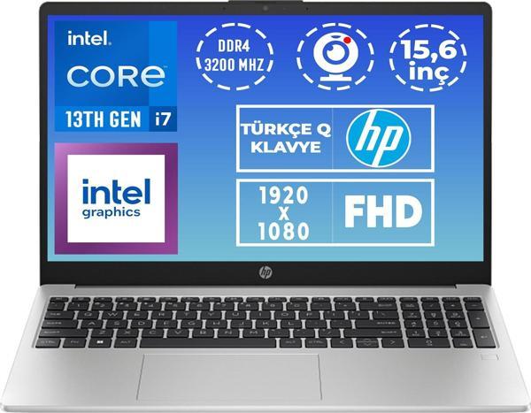 HP 250 G10 i7-1355U 12GB 512GB SSD 15.6" FHD Freedos Taşınabilir Bilgisayar 9G2G8ET 001 - Image 1