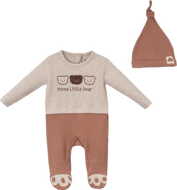 LITTLE BEAR ŞAPKA TULUM TAKIM Camel - Image 1