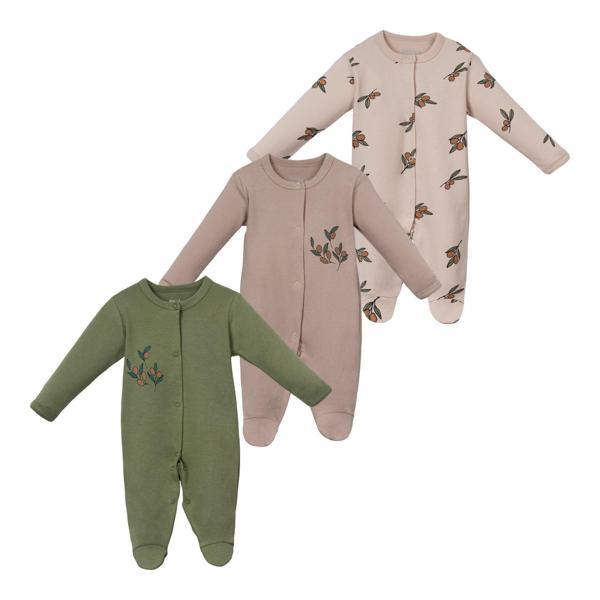 ZEYTİN PATİKLİ ÜÇLÜ TULUM SET Zeytin Yeşili - Image 1