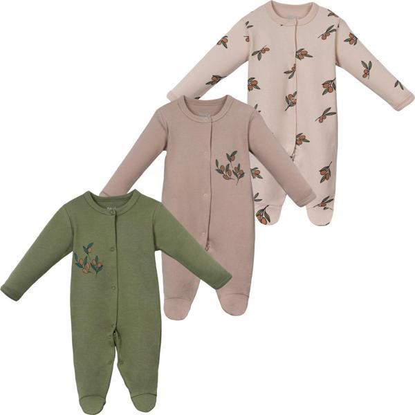 ZEYTİN PATİKLİ ÜÇLÜ TULUM SET Zeytin Yeşili - Image 1