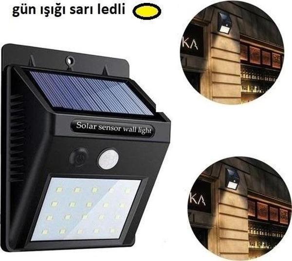 Hareket Sensörlü Güneş Enerjili Lamba - Image 1