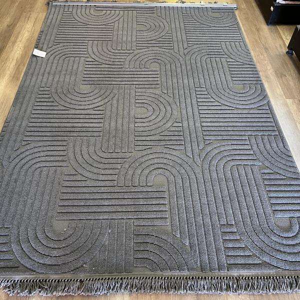 Hoom Rugs Design 1090 Antrasit Yumuşak Dokulu İskandinav Halı - Image 1