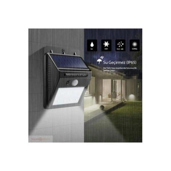 Hareket Sensörlü Solar Dış Mekan Lambası - Image 1