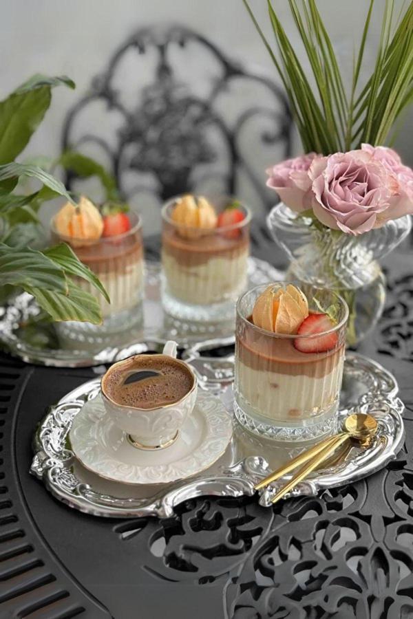 Yaren Style 2 Li Paslanmaz Çelik Artnova Servis, Çay, Kahve, Ikramlık Ve Çeyizlik Sunum Tepsisi - Image 1