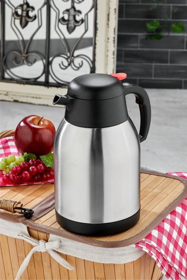 Yaren Style 2 Litre Çift Kat Paslanmaz Çelik Termos – 24 Saat Soğuk, 12 Saat Sıcak Tutma | Kamp & Seyahat İçin - Image 1