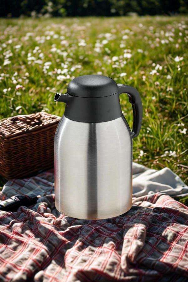 Yaren Style 2 Litre Çift Kat Paslanmaz Çelik Termos – 12 Saat Sıcak, 24 Saat Soğuk | Kamp Piknik Ofis Outdoor - Image 1