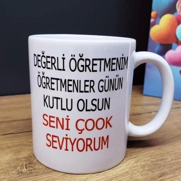 Öğretmenler Günü Tasarımlı Kupa Bardak - Image 1