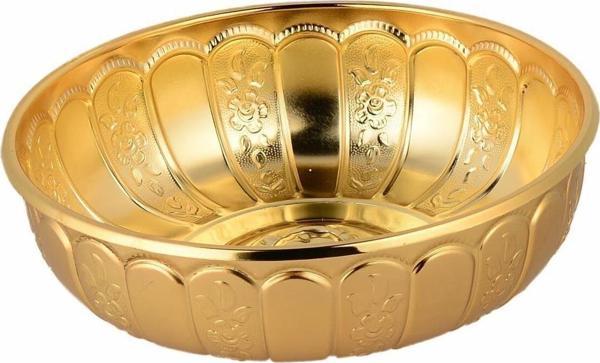 Yaren Style Osmanlı Motifli Metal Hamam Tası – Geleneksel Ve Şık Banyo Aksesuarı - Image 1