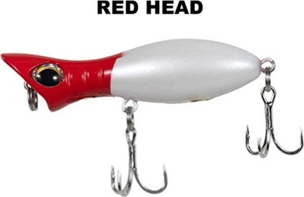 Ryuji Baby Popper 5cm 3,5gr Suni Yem RED HEAD - Image 1