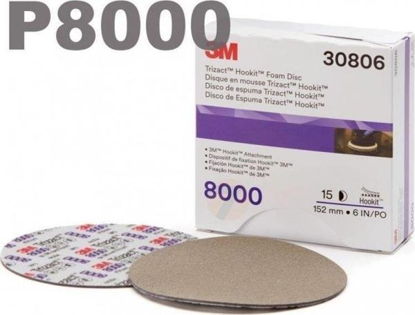 3M™ 30806 Trizact™ Hookit™ P8000 Finisaj Diski – 150MM - Image 1