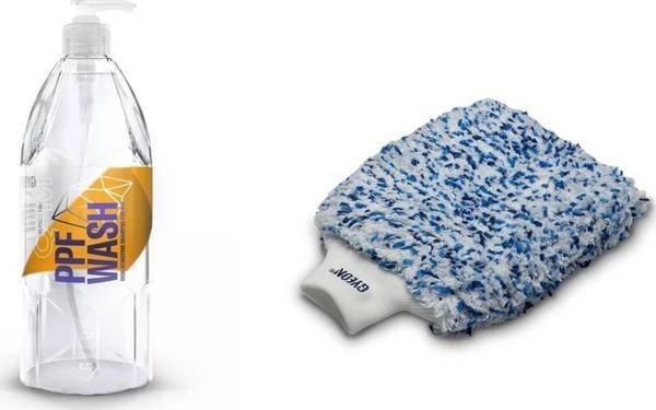 GYEON Q²M PPF Wash Özel Demir Tozu Sökücü Yıkama Şampuanı 400ML+ SMOOTHİE YIKAMA ELDİVENİ - Image 1