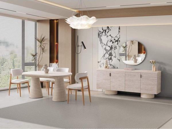 Denver Yemek Odası Takımı %100 Mdf | Ücretsiz Teslimat Ve Kurulum Avm 24 - Image 1