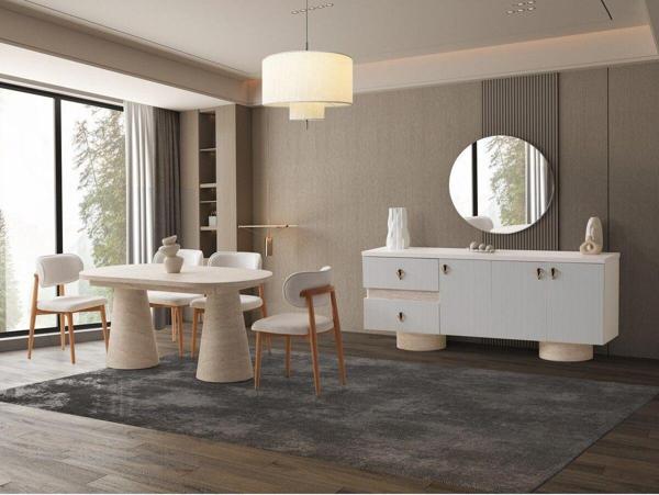 Toronto Yemek Odası Takımı %100 Mdf | Ücretsiz Teslimat Ve Kurulum Avm 24 - Image 1
