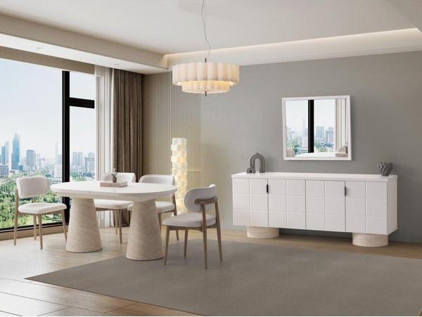 Houston Yemek Odası Takımı %100 Mdf | Ücretsiz Teslimat Ve Kurulum Avm 24 - Image 1