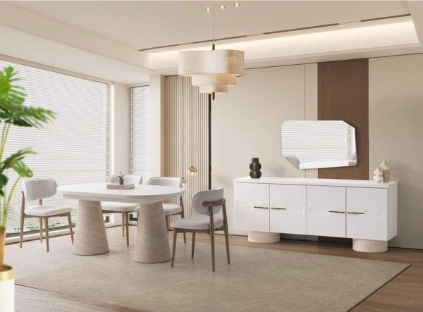 Vermont Yemek Odası Takımı %100 Mdf | Ücretsiz Teslimat Ve Kurulum Avm 24 - Image 1