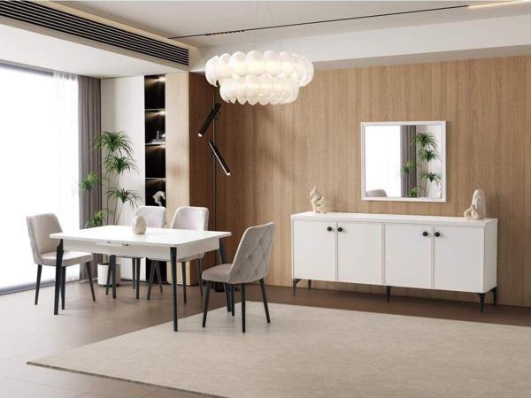Oklahoma Yemek Odası Takımı %100 Mdf | Ücretsiz Teslimat Ve Kurulum Avm 24 - Image 1
