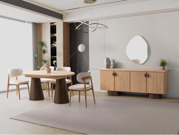 Dakota Yemek Odası Takımı %100 Mdf | Ücretsiz Teslimat Ve Kurulum Avm 24 - Image 1