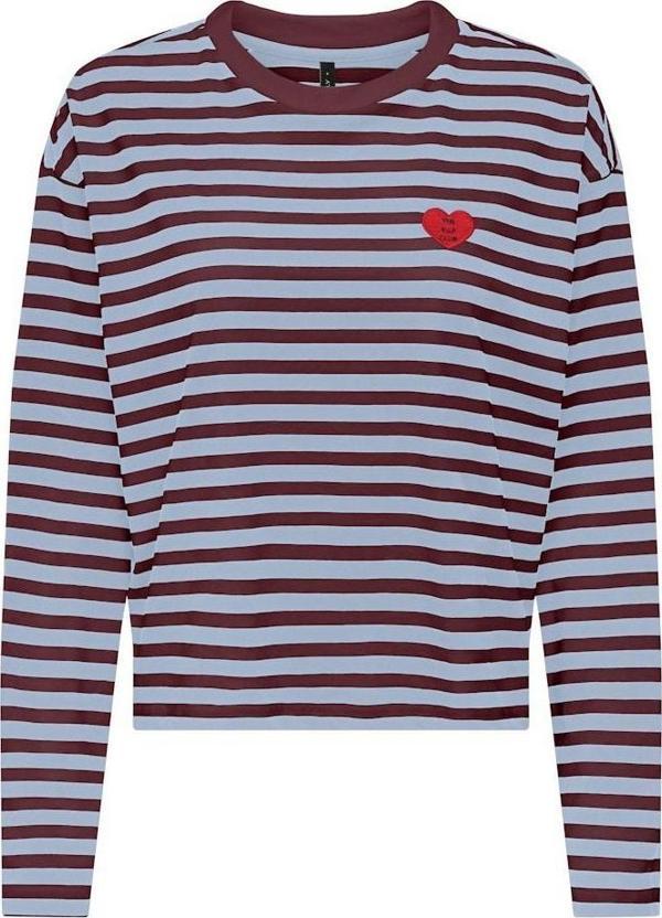 Only Lıvına Çizgili Kadın Sweat 15359682 - Image 1