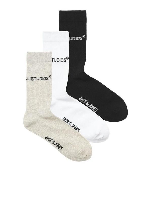 Jack Jones Soho Tennıs 3 Lü Paket Erkek Çorap 12280165 - Image 1